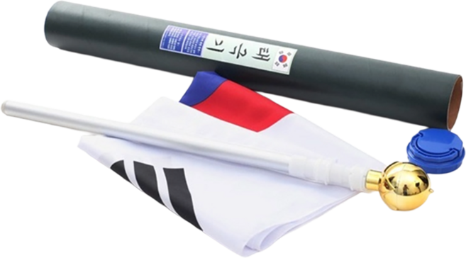 메오 고급형 태극기 국기함 세트, 혼합색상, 1세트