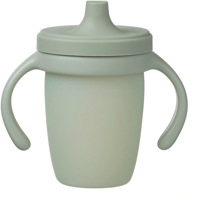 b.box 矽膠鴨嘴杯, 莫蘭迪綠, 1個, 240ml