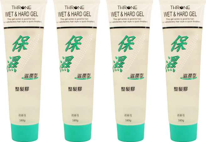 THRONE 斯儂恩 保濕整髮膠 微香性, 160g, 4條