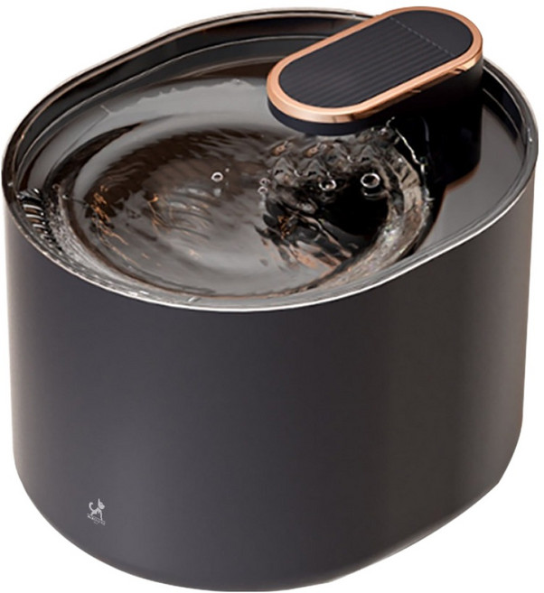 딩동펫 반려동물 클라인 스마트 급수기, 블랙, 1개