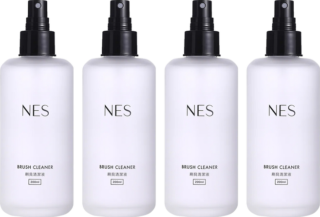 NES cosmetics 恩藝偲 刷具清潔液, 200ml, 4瓶