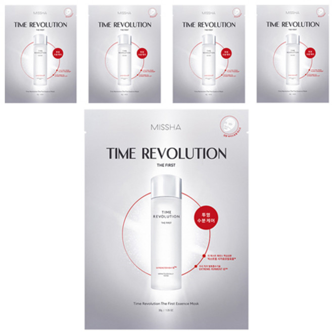 미샤 타임 레볼루션 더 퍼스트 에센스 마스크팩 30g, 1개입, 5개