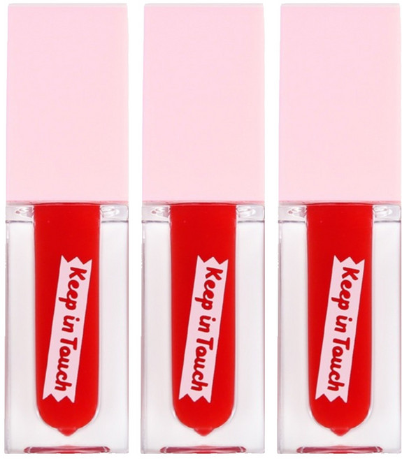 [비건뷰티] 키핀터치 젤리 립 플럼퍼 틴트, 샹그리아, 3개