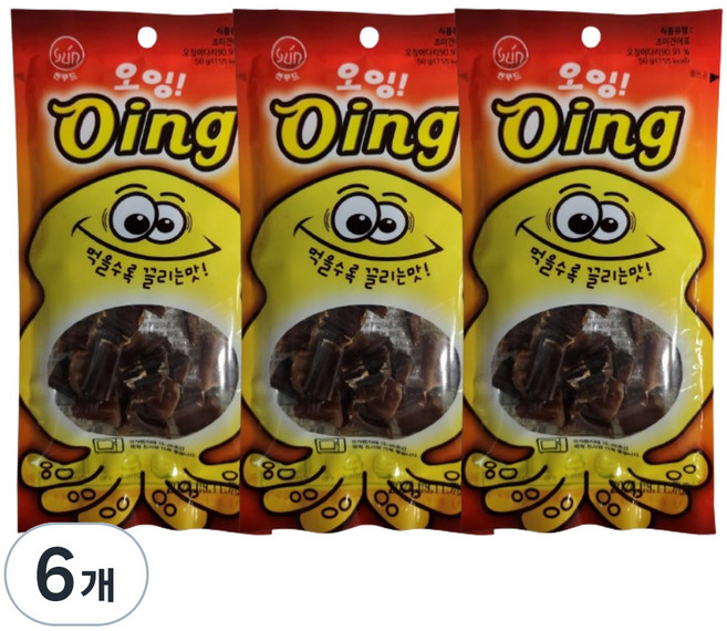 魷魚腳乾, 40g, 6包