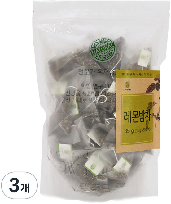 자연애 레몬밤차, 150개, 3개, 700mg, 50개입, 700mg