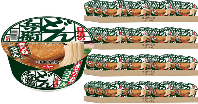 NISSIN 日清 咚兵衛 油豆腐烏龍麵, 95g, 48入