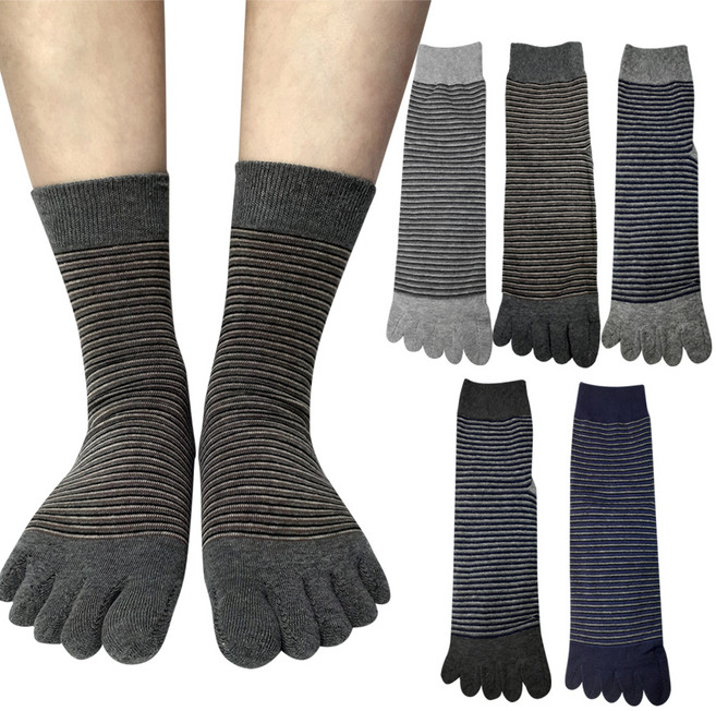 비버리힐스폴로클럽 남성용 패션 장목 발가락 양말 5p