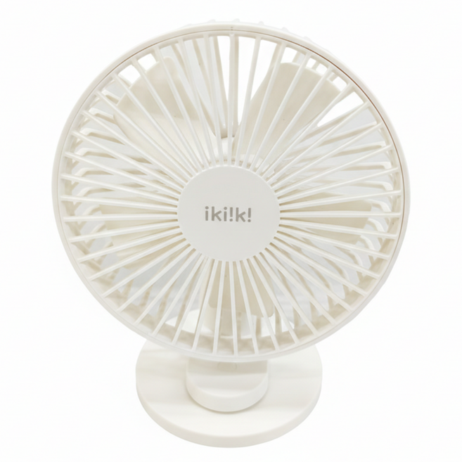 ikiiki 伊崎家電 USB充電桌夾兩用扇 IK-EF7401