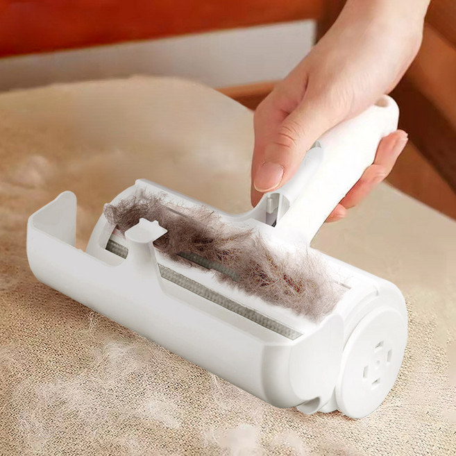 모나코올리브 반려동물 라이징 반영구 재사용 털 제거기, 화이트, 1개