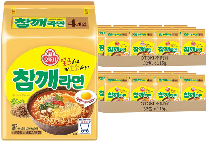 OTOKI 不倒翁 芝麻風味拉麵 115g, 64包