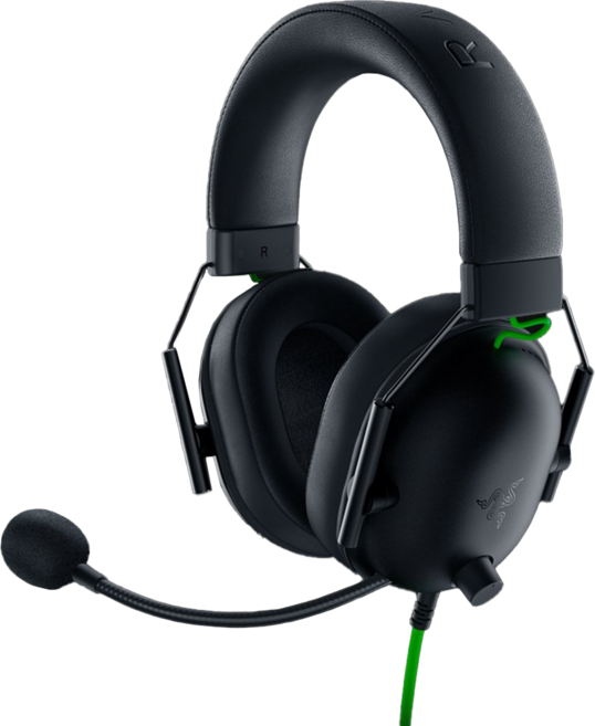 RAZER 雷蛇 BlackShark V2X黑鯊耳機麥克風, BlackShark V2X, 黑色