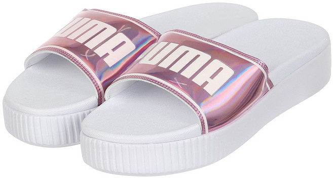 [PUMA] PUMA 女款厚底Iri拖鞋 375270-02