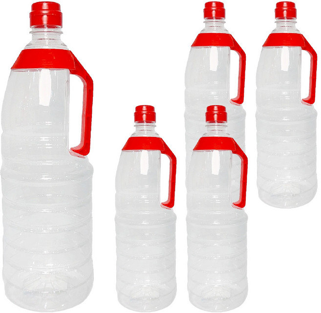 대경 HS N 공병 1.8L + 손잡이 적색 + 뚜껑 적색 세트, 5세트