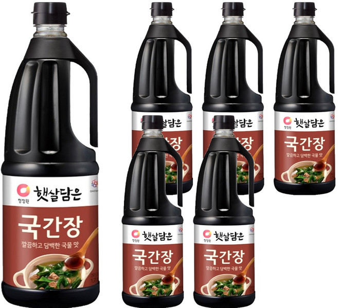 햇살담은 국간장, 1.7L, 6개