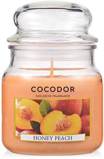 COCODOR 珂珂朵爾 中罐香氛蠟燭, 蜂蜜蜜桃, 340g, 1個