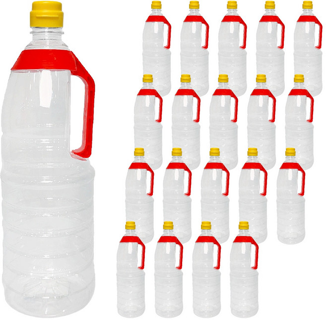 대경 HS N 공병 1.8L + 손잡이 적색 + 뚜껑 노랑 세트, 20세트