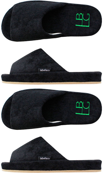 라벨라코 테이 실내화, 블랙, 2개