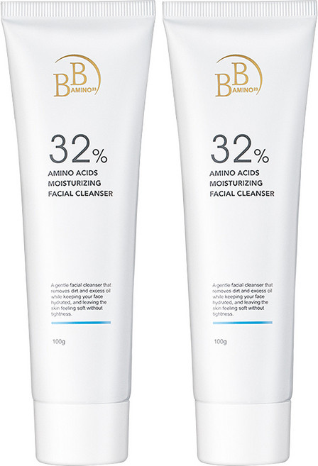BB AMINO 科研 32%胺基酸 4D全效活膚潔面乳 100g, 2條