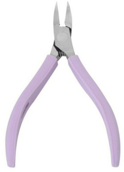 셀럽오렌지 파스텔 큐티클 케어 네일니퍼, 1개, 퍼플