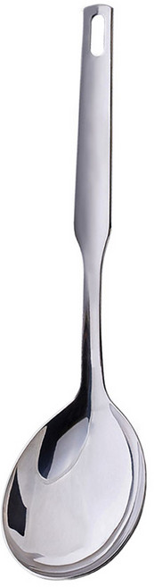 MiyAco 米雅可 經典316不銹鋼大匙 316不鏽鋼製造 耐酸鹼及腐蝕 全身一體成形 方便清洗 厚度 堅固耐用, 銀色, 1個