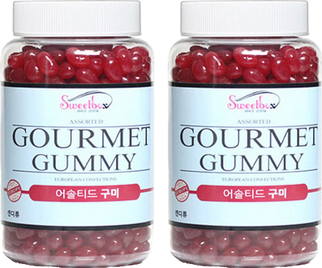 스위트박스 체리 젤리빈, 600g, 2개