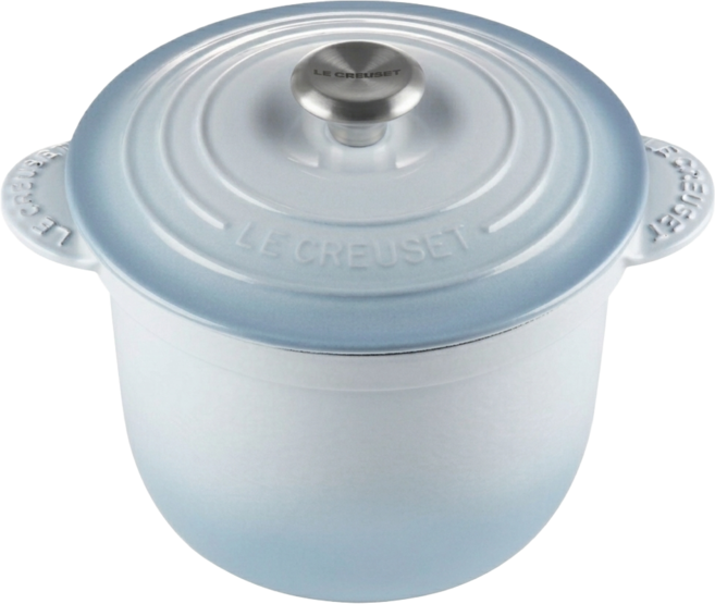 LE CREUSET 萬用窈窕鑄鐵鍋, 1個, 海岸藍, 20cm