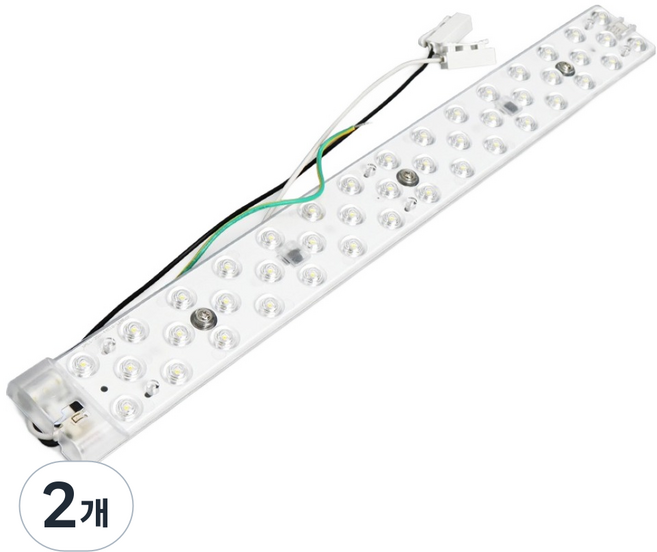 LED 모듈 램프 25W FPL 36W 대체용, 주백색, 2개