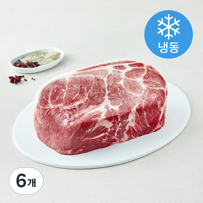 미트엔조이 수입산 만능 목전지 찜 수육용 (냉동), 6개, 2kg