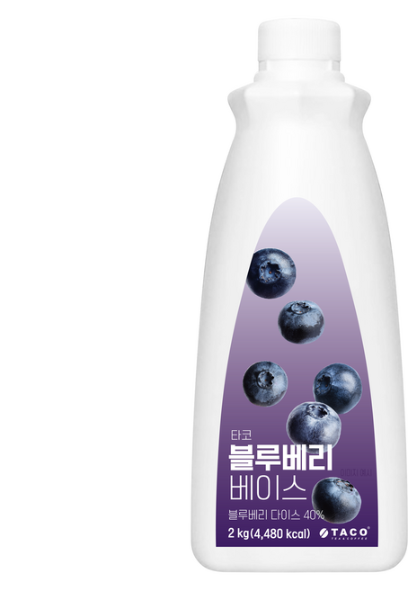 타코 블루베리 베이스, 1개, 2kg