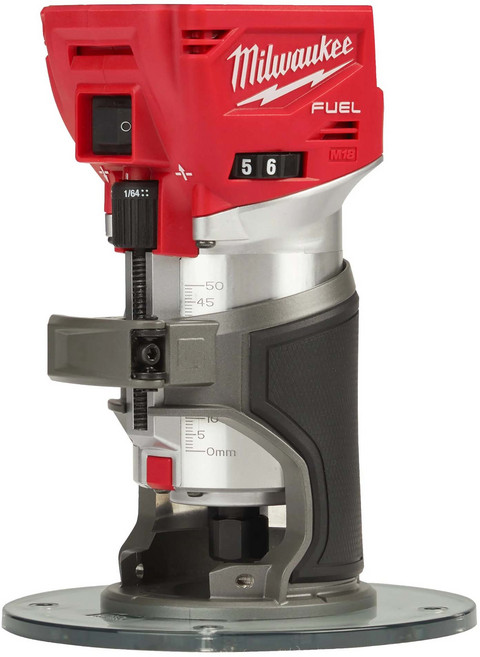 Milwaukee 美沃奇 台灣公司貨 18V鋰電無碳刷木工修邊機 M18FTR8-0X 1.5kg, 1個