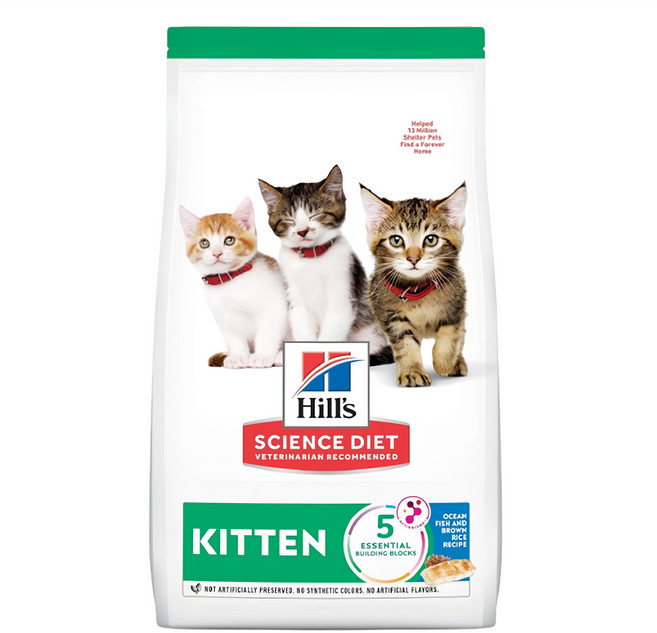Hill's 希爾思 SCIENCE DIET 幼貓乾飼料, 7.03kg, 1袋, 雞肉