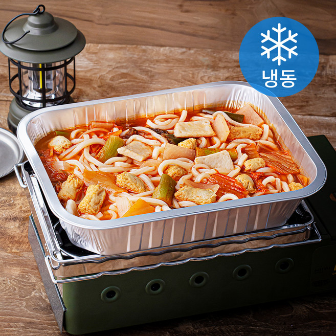 프레시지 캠핑포차 김치어묵 우동전골 밀키트 2인분 (냉동), 1.08kg, 1개