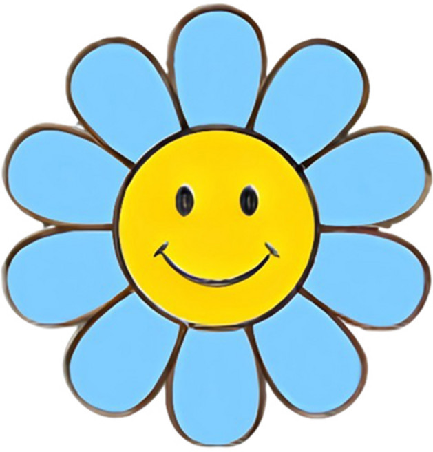 투딘 빅 스마일 볼마커, 해바라기 스카이블루, 1개