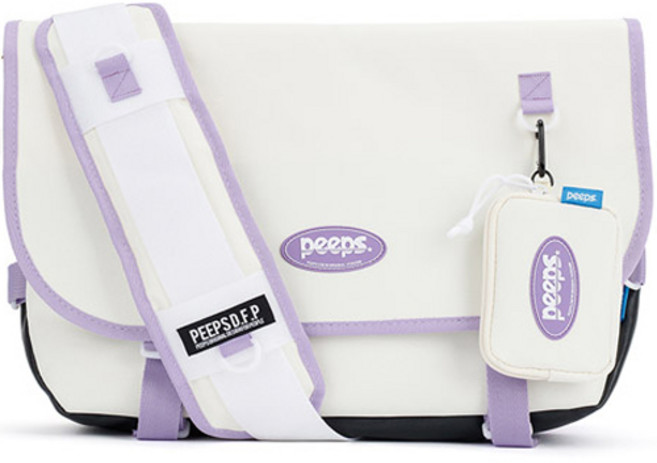 핍스 above 메신저백 + 캐리비너 + 미니파우치