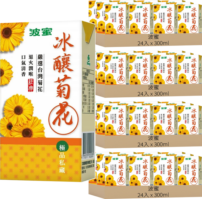 波蜜 冰釀菊花, 300ml, 96入