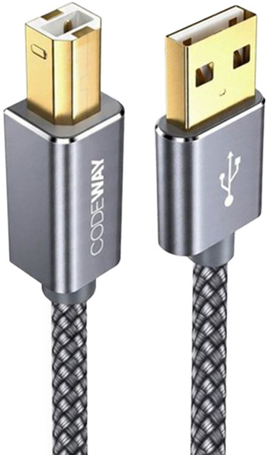 CODEWAY USB 2.0 印表機線 A to B 傳輸線, 1條, 3m