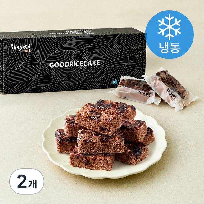 착한떡 초코설기 (냉동), 45g, 2개, 10개입