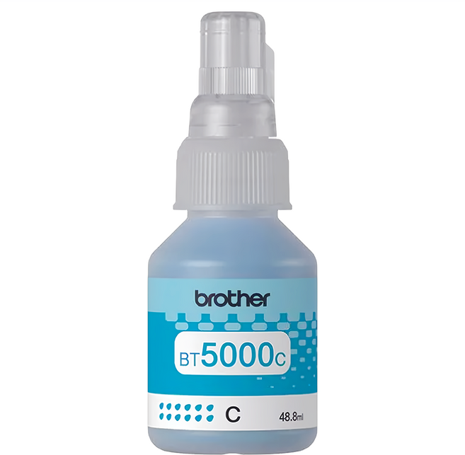 brother 兄弟牌 原廠墨水 BT5000C 48.8ml, 藍色, 1瓶