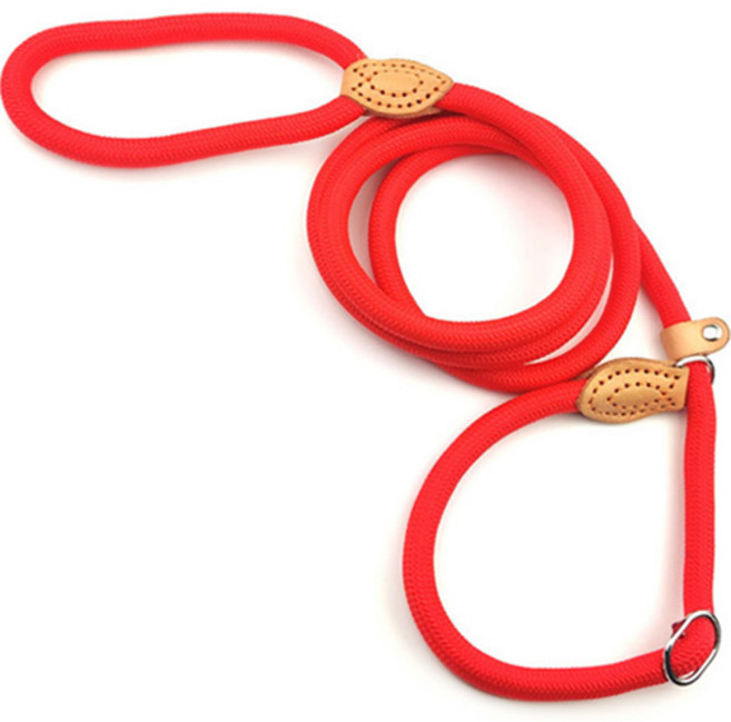 딩동펫 반려동물 P로프 목줄 리드줄, 레드, 1개