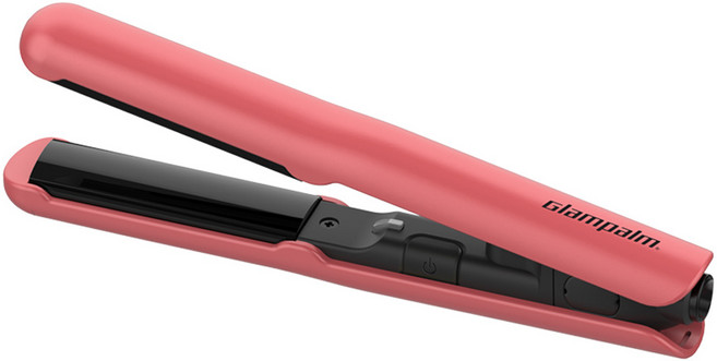 글램팜 컴팩트 미니 볼륨형 휴대용 고데기, 글램핑크, GP103CV