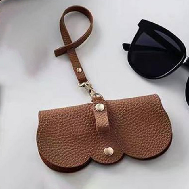 비아워게스트 가죽 휴대용 선글라스 케이스