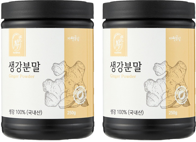 두손애약초 생강분말, 250g, 2개