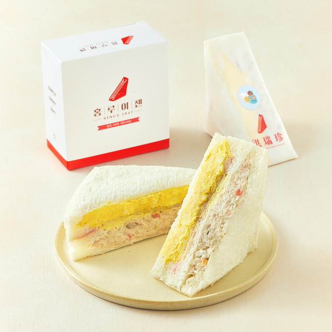 홍루이젠 에그 참치마요 샌드위치 2개입, 260g, 1개