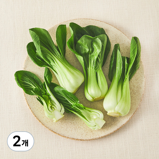 유기농 청경채, 2개, 200g