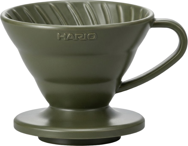 HARIO 好璃奧 V60迷你品飲塑膠杯 CUP-MI-OG, 深綠色, 1個