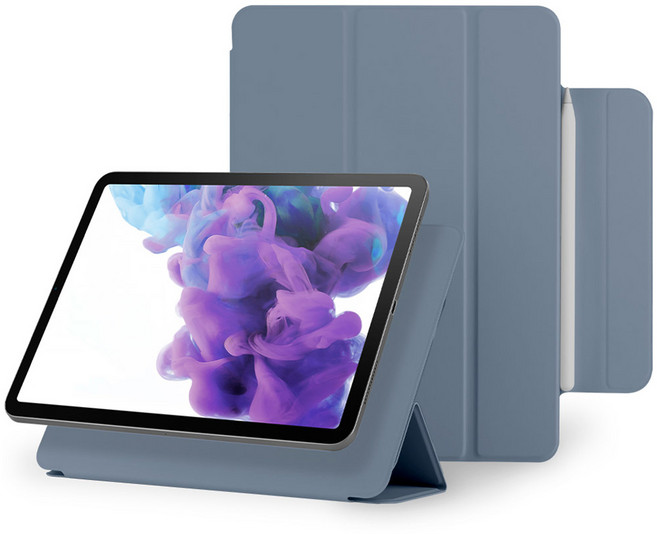 구스페리 마그네틱 폴리오 애플펜슬 커버 태블릿PC 케이스, 라벤더, 1개