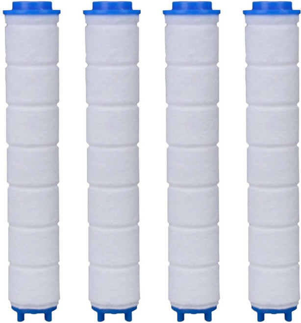 리셀 샤워기 녹물제거 정수필터, 4개