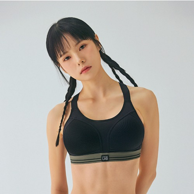 컴포트랩 하이서포트 쿨 러닝 스포츠브라 + 방수파우치