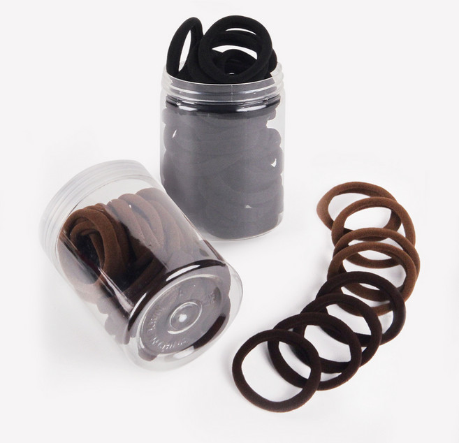 키에 대용량 무매듭 스판 머리끈 100개입 세트