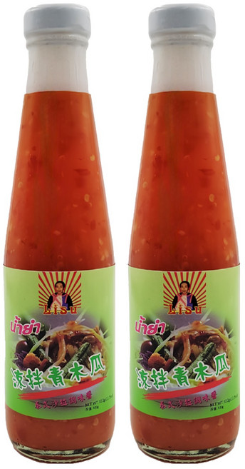 泰式沙拉調味醬 涼拌青木瓜, 320g, 2瓶